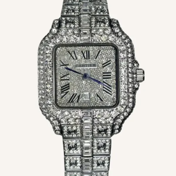 CARTIER ICED MEN’S WATCH.