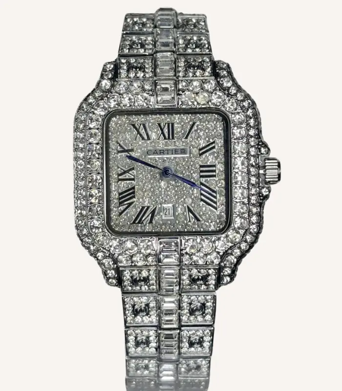 CARTIER ICED MEN’S WATCH.