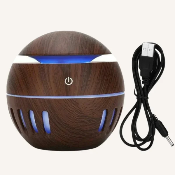 Ultrasonic Wooden Design Air Humidifier 130ML.