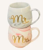Mr & Mrs Royal Ceramic Coffee Mug Set.