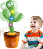 Rechargeable Voice Repeat Dancing Cactus.