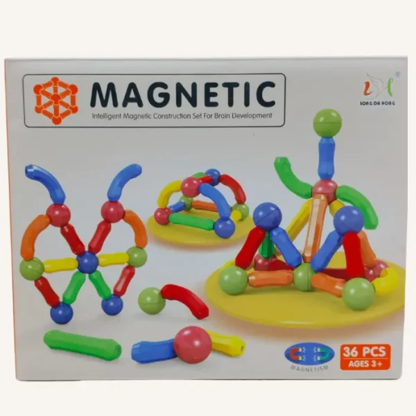 36 Pcs Magnetic Bar Building Blocks.