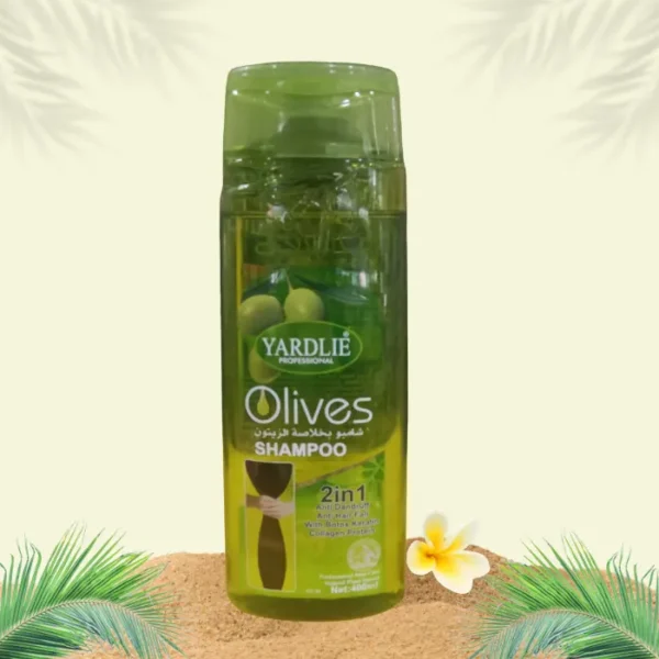 Yardlie 2-in-1 Olive Shampoo with Botox Keratin & Collagen Protein | 400ml