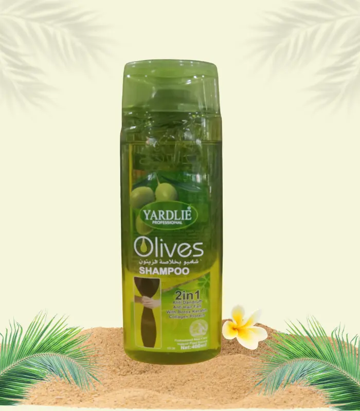 Yardlie 2-in-1 Olive Shampoo with Botox Keratin & Collagen Protein | 400ml